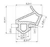 Уплотнитель для профиля VEKA 254