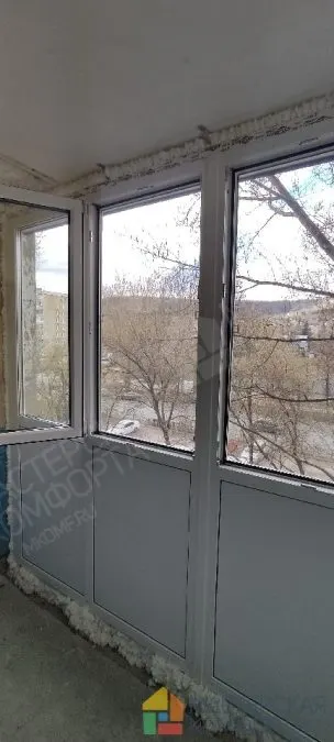Панорамное французское остекление балкона