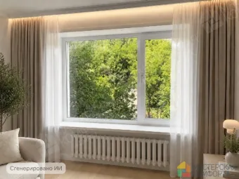 Замена двух окон с отделкой