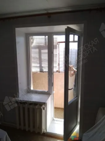 Установка балконного блока
