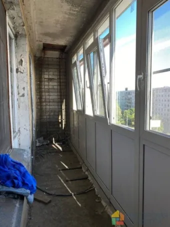 Панорамное остекление лоджии 6 м Veka
