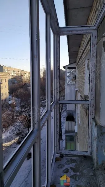 Установка балконного блока