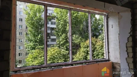 Установка балконного блока