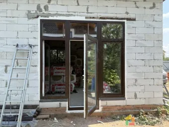 Установка окон и входных дверей Veka
