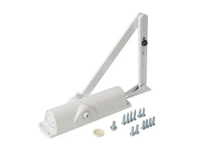 Доводчик Geze TS 1500 с тягой белый